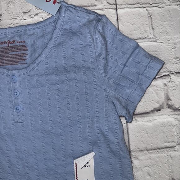 Cat And Jack Girls Blue Uniform Shirt Size XS - Picture 3 of 6